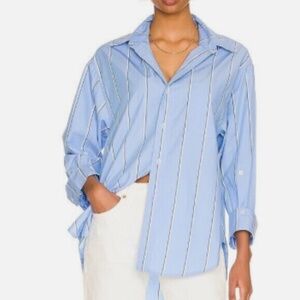 Citizens of Humanity Kayla Shirt, Canyon Stripe, Sz S